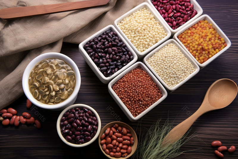 种类丰富的彩色的腊八粥食材摄影图,高清,摄影图,摄影图片,图片大全,摄影图免费下载